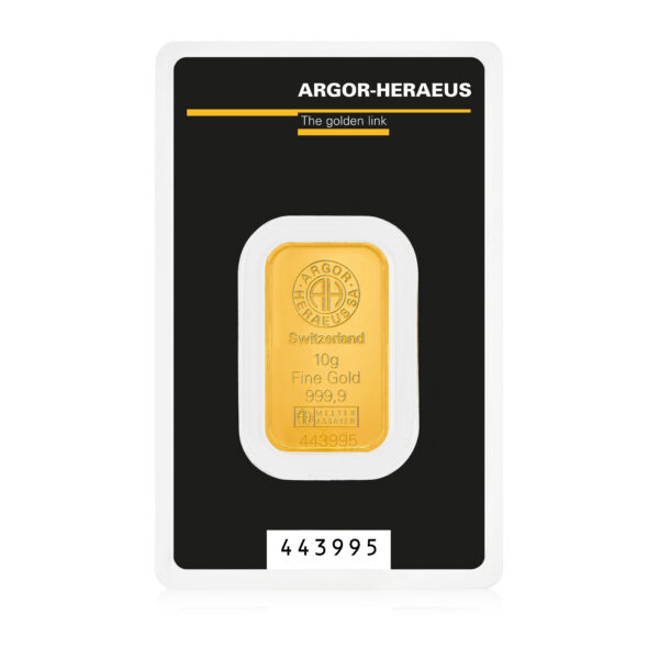 Argor-Heraeus sztabka złota 1 oz