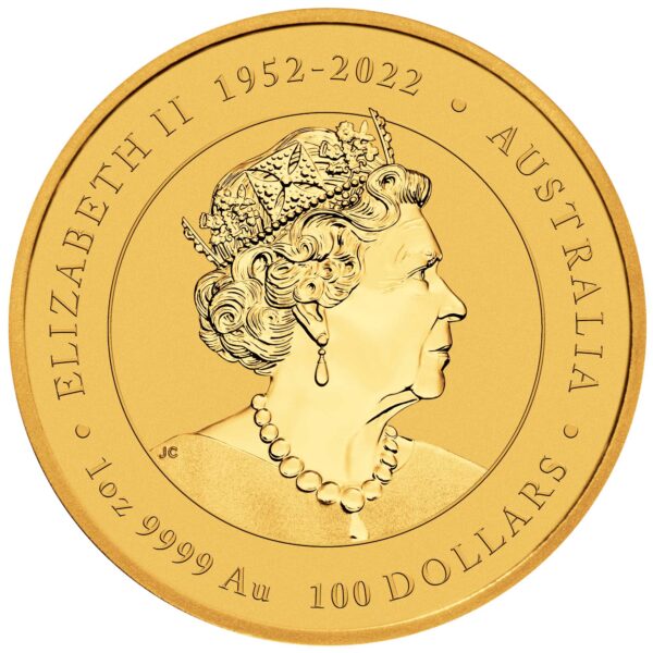 Australia 100 AUD Lunar Dragon złota moneta 1 oz - obrazek 2