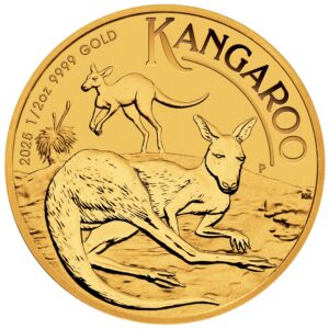 Australia 50 AUD Kangur złota moneta 1/2 oz