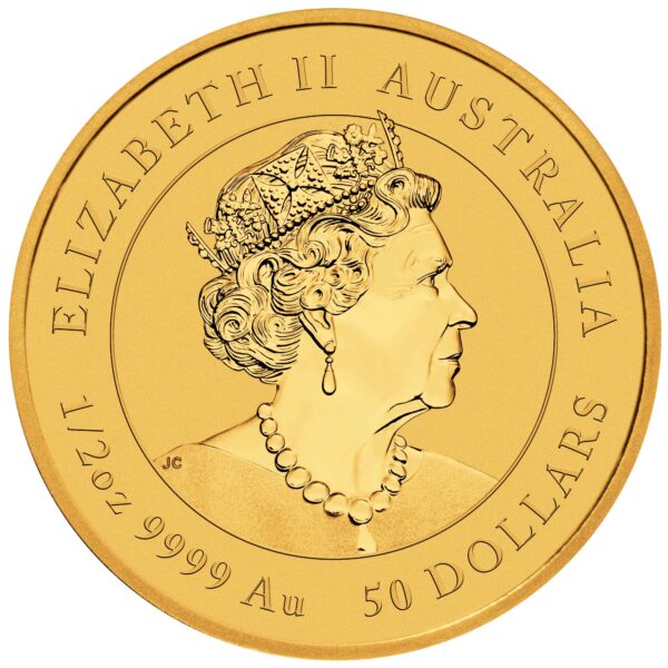 Australia 50 AUD Lunar Rok Królika złota moneta 1/2 oz - obrazek 2