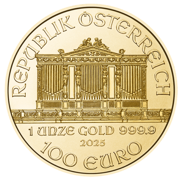 Austria 100 EUR Filharmonik Wiedeński złota moneta 1 oz - obrazek 2