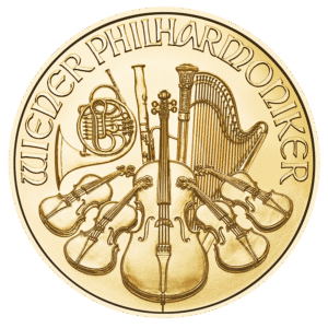 Austria 25 EUR Filharmonik Wiedeński złota moneta 1/4 oz