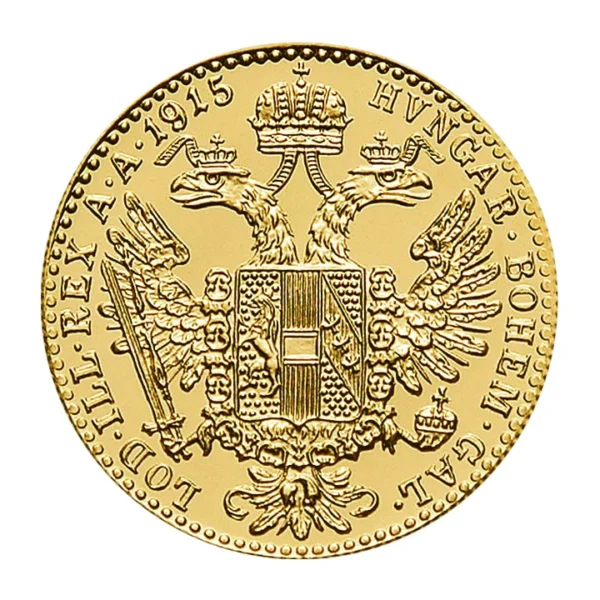 Austro-Węgry 1 Dukat złota moneta 0,11 oz - obrazek 2