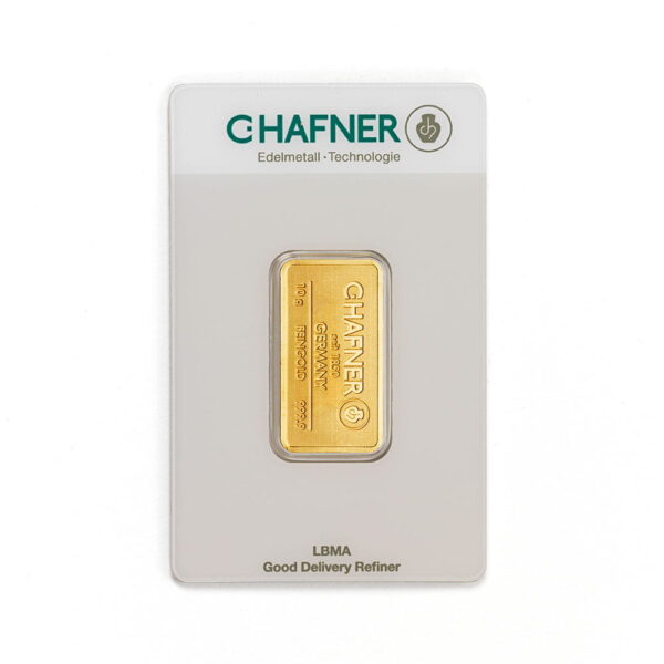 C-Hafner sztabka złota 10 g