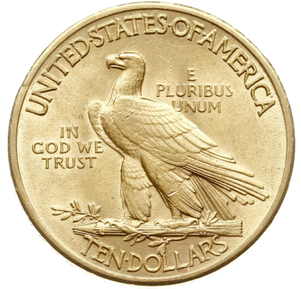 USA 10 USD złota moneta 0,54 oz 1932 r. - obrazek 2