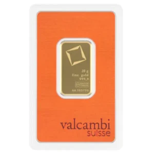 Valcambi sztabka złota 20 g