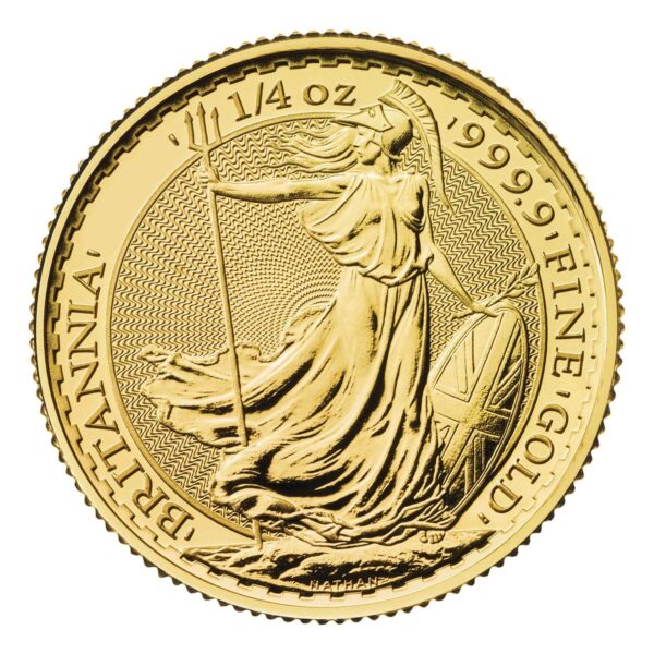 Wielka Brytania 25 GBP Britannia złota moneta 1/4 oz