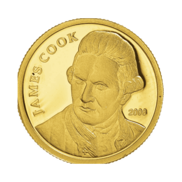 Wyspy Cooka Bounty złota moneta 0,04 oz